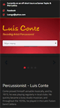 Mobile Screenshot of luisconte.com