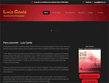 Tablet Screenshot of luisconte.com